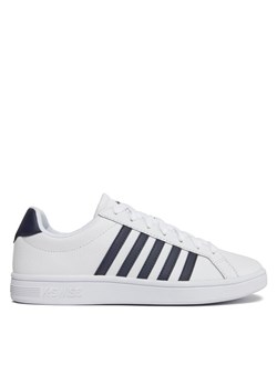 Sneakersy K-Swiss Court Tiebreak 07011-109-M Biały ze sklepu eobuwie.pl w kategorii Buty sportowe męskie - zdjęcie 182047125