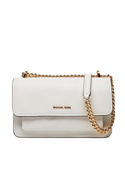 Torebka MICHAEL Michael Kors Claire 30T4GC7L3T Biały ze sklepu eobuwie.pl w kategorii Kopertówki - zdjęcie 182047289