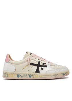 Sneakersy Premiata Bsktclad BSKT CLAYD VAR 6783 Écru ze sklepu eobuwie.pl w kategorii Buty sportowe damskie - zdjęcie 182047295