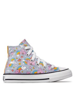 Trampki Converse Chuck Taylor All Star Rainbow Castles 372943C Niebieski ze sklepu eobuwie.pl w kategorii Trampki dziecięce - zdjęcie 182047357