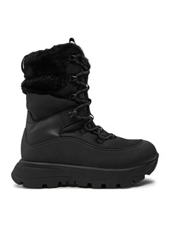 Śniegowce FitFlop Neo D-Hyker Tall Boot IG3 090 Czarny ze sklepu eobuwie.pl w kategorii Śniegowce damskie - zdjęcie 182047379