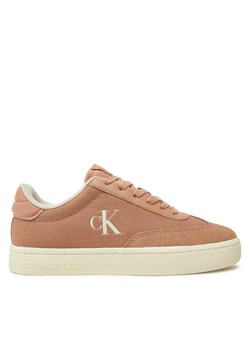 Sneakersy Calvin Klein Jeans Classic Cupsole Low Mix Mg Wn YW0YW01636 Różowy ze sklepu eobuwie.pl w kategorii Buty sportowe damskie - zdjęcie 182047438