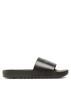 Klapki Calvin Klein Chuncky Pool Slide Rub HM0HM01063 Czarny ze sklepu eobuwie.pl w kategorii Klapki męskie - zdjęcie 182047505