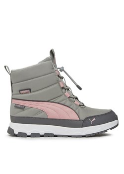 Śniegowce Puma Evolve Boot Puretex Jr 392647 03 Szary ze sklepu eobuwie.pl w kategorii Buty zimowe dziecięce - zdjęcie 182047528