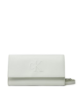 Torebka Calvin Klein Jeans LV04K1006G Biały ze sklepu eobuwie.pl w kategorii Kopertówki - zdjęcie 182047616