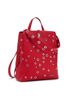 Plecak Desigual Rebel Sumy Red 25SAKP31 Czerwony ze sklepu eobuwie.pl w kategorii Plecaki - zdjęcie 182047815