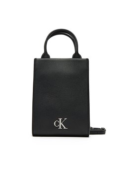 Torebka na telefon Calvin Klein Jeans K60K613050 Czarny ze sklepu eobuwie.pl w kategorii Etui - zdjęcie 182048199