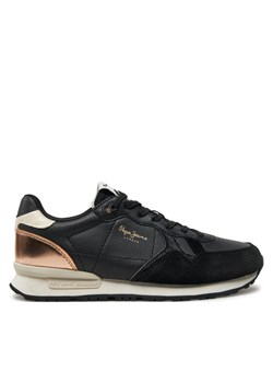 Sneakersy Pepe Jeans PLS40026 Czarny ze sklepu eobuwie.pl w kategorii Buty sportowe damskie - zdjęcie 182049016