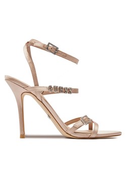 Sandały Guess FLJEDI SAT03 Beżowy ze sklepu eobuwie.pl w kategorii Sandały damskie - zdjęcie 182049095
