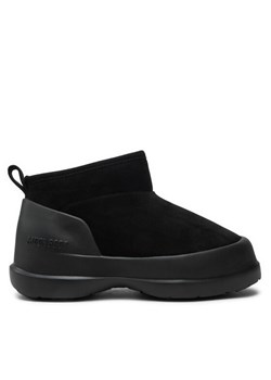 Śniegowce Moon Boot Luna Low Suede Boot 80D2480040 Czarny ze sklepu eobuwie.pl w kategorii Śniegowce damskie - zdjęcie 182049137