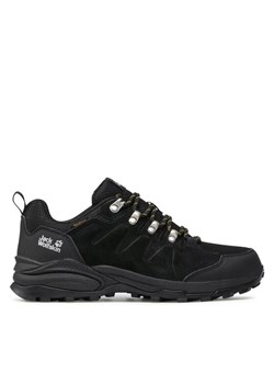 Trekkingi Jack Wolfskin Refugio Texapore Low M 4049851 Czarny ze sklepu eobuwie.pl w kategorii Buty trekkingowe męskie - zdjęcie 182049146