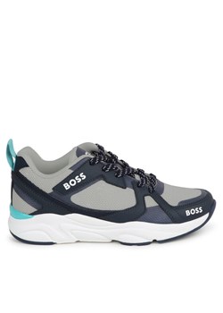 Sneakersy Boss J50864 S Granatowy ze sklepu eobuwie.pl w kategorii Buty sportowe dziecięce - zdjęcie 182049215