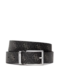 Pasek Męski Guess Vezzola Belts BM7541 LEA35 Czarny ze sklepu eobuwie.pl w kategorii Paski męskie - zdjęcie 182049356
