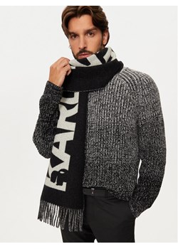 Szalik KARL LAGERFELD 246W3309 Czarny ze sklepu eobuwie.pl w kategorii Szaliki i chusty damskie - zdjęcie 182049417