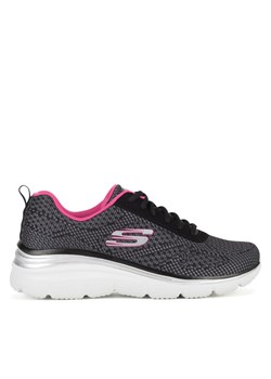 Sneakersy Skechers FASHION FIT - BOLD BOUNDARIES 12719 BKHP Czarny ze sklepu eobuwie.pl w kategorii Buty sportowe damskie - zdjęcie 182049427