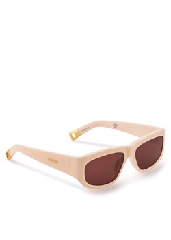Okulary przeciwsłoneczne JACQUEMUS JAC2C2SUN Beżowy ze sklepu eobuwie.pl w kategorii Okulary przeciwsłoneczne damskie - zdjęcie 182049637