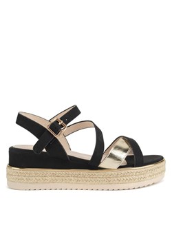 Sandały JENNY LB-P1092-YLD Czarny ze sklepu eobuwie.pl w kategorii Espadryle damskie - zdjęcie 182049688