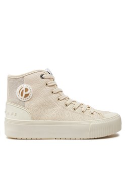 Trampki Pepe Jeans PLS31576 Écru ze sklepu eobuwie.pl w kategorii Trampki damskie - zdjęcie 182050025