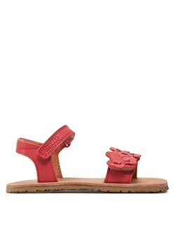 Sandały Froddo Barefoot Flexy Flowers G3150265 M Czerwony ze sklepu eobuwie.pl w kategorii Sandały dziecięce - zdjęcie 182050057