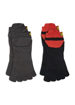 Zestaw 2 par niskich skarpet unisex Vibram Fivefingers No Show S21N35P Szary ze sklepu eobuwie.pl w kategorii Skarpetki damskie - zdjęcie 182050107