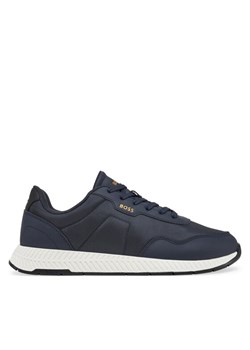 Sneakersy BOSS Titanium 50536481 Granatowy ze sklepu eobuwie.pl w kategorii Buty sportowe męskie - zdjęcie 182050469