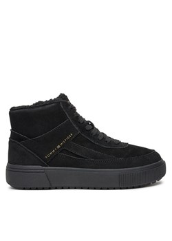Botki Tommy Hilfiger FW0FW08108 Czarny ze sklepu eobuwie.pl w kategorii Botki - zdjęcie 182050495