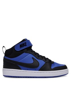 Sneakersy Nike Court Borough Mid 2 (GS) CD7782 404 Niebieski ze sklepu eobuwie.pl w kategorii Buty sportowe dziecięce - zdjęcie 182050698