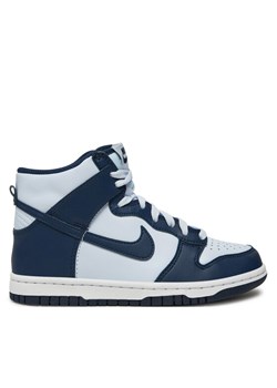 Sneakersy Nike Dunk High (GS) DB2179 008 Biały ze sklepu eobuwie.pl w kategorii Buty sportowe dziecięce - zdjęcie 182050699