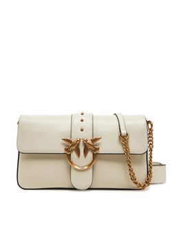 Torebka PINKO Love One Mini Slouchy Fl PE 25 PLTT 104340 A0QO Écru ze sklepu eobuwie.pl w kategorii Torebki damskie - zdjęcie 182050715