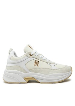 Sneakersy Tommy Hilfiger Th Chunky Feminine Runner FW0FW08616 Écru ze sklepu eobuwie.pl w kategorii Buty sportowe damskie - zdjęcie 182050956
