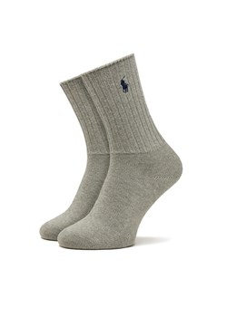 Skarpety wysokie damskie Polo Ralph Lauren 455846847013 Szary ze sklepu eobuwie.pl w kategorii Skarpetki damskie - zdjęcie 182051266