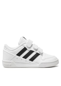 Sneakersy adidas Team Court 2 Str Cf C ID6634 Biały ze sklepu eobuwie.pl w kategorii Buty sportowe dziecięce - zdjęcie 182051267