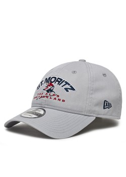 Czapka z daszkiem New Era Washed St. Moritz Ski 9TWENTY 60580868 Szary ze sklepu eobuwie.pl w kategorii Czapki z daszkiem damskie - zdjęcie 182051296