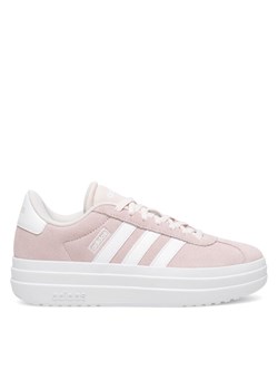 Sneakersy adidas VL COURT BOLD IH9996 Beżowy ze sklepu eobuwie.pl w kategorii Buty sportowe damskie - zdjęcie 182051379