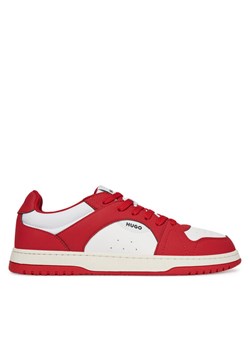 Sneakersy HUGO Hadrian 50541700 Czerwony ze sklepu eobuwie.pl w kategorii Buty sportowe męskie - zdjęcie 182051598