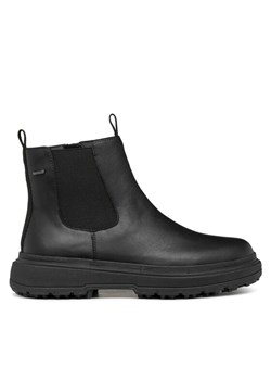 Botki Geox D Lamidie + Grip Abx D46XMD 00085 C9999 Czarny ze sklepu eobuwie.pl w kategorii Botki - zdjęcie 182051669