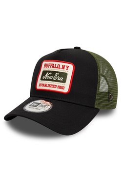 Czapka z daszkiem New Era Patch Trucker 60595459 Czarny ze sklepu eobuwie.pl w kategorii Czapki z daszkiem damskie - zdjęcie 182051818