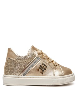 Sneakersy Tommy Hilfiger Sneaker Bassa Allacciata T1A9-33932-0829 M Złoty ze sklepu eobuwie.pl w kategorii Buty sportowe dziecięce - zdjęcie 182051996