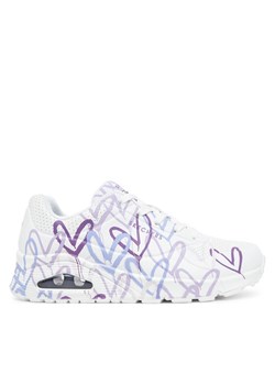 Sneakersy Skechers Skechers x Jgoldcrown Uno-Spread The Love 155507/WLPR Biały ze sklepu eobuwie.pl w kategorii Buty sportowe damskie - zdjęcie 182052058