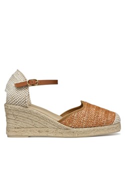 Espadryle Geox D Gelsa Low D55NGE 02MLM C5006 Brązowy ze sklepu eobuwie.pl w kategorii Espadryle damskie - zdjęcie 182052128