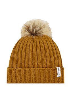 Czapka HYPE Bobble YVLR-757 Brązowy ze sklepu eobuwie.pl w kategorii Czapki zimowe damskie - zdjęcie 182052155