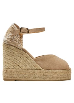 Espadryle Castañer Bianca/8Ed/002 022235 Beżowy ze sklepu eobuwie.pl w kategorii Sandały damskie - zdjęcie 182052196
