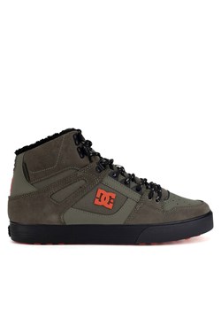 Sneakersy DC PURE HIGH-TOP WC WNT ADYS400047-DOO Zielony ze sklepu eobuwie.pl w kategorii Buty sportowe męskie - zdjęcie 182052635