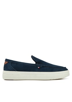 Mokasyny Tommy Hilfiger FM0FM05354 Granatowy ze sklepu eobuwie.pl w kategorii Mokasyny męskie - zdjęcie 182052965