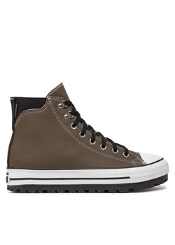 Trzewiki Converse Chuck Taylor All Star City Trek A05576C Brązowy ze sklepu eobuwie.pl w kategorii Buty zimowe męskie - zdjęcie 182053027