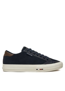 Sneakersy Tommy Hilfiger Vulc Street Low FM0FM05458 Granatowy ze sklepu eobuwie.pl w kategorii Buty sportowe męskie - zdjęcie 182053177