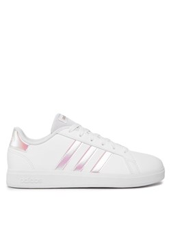 Sneakersy adidas Grand Court Lifestyle Lace Tennis Shoes GY2326 Biały ze sklepu eobuwie.pl w kategorii Buty sportowe dziecięce - zdjęcie 182053359