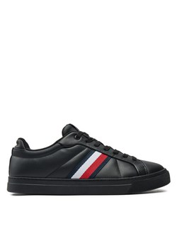 Sneakersy Tommy Hilfiger Icon Court FM0FM05163 Czarny ze sklepu eobuwie.pl w kategorii Buty sportowe męskie - zdjęcie 182053378