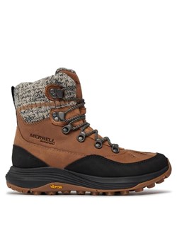 Śniegowce Merrell Siren 4 Thermo Mid Zip Wp J037412 Brązowy ze sklepu eobuwie.pl w kategorii Śniegowce damskie - zdjęcie 182053388