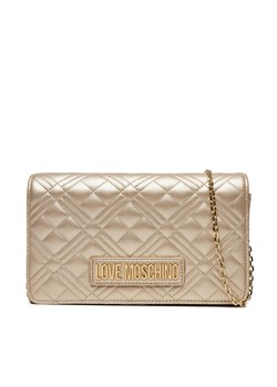 Torebka LOVE MOSCHINO JC4079PP1MLA196A Złoty ze sklepu eobuwie.pl w kategorii Listonoszki - zdjęcie 182053607